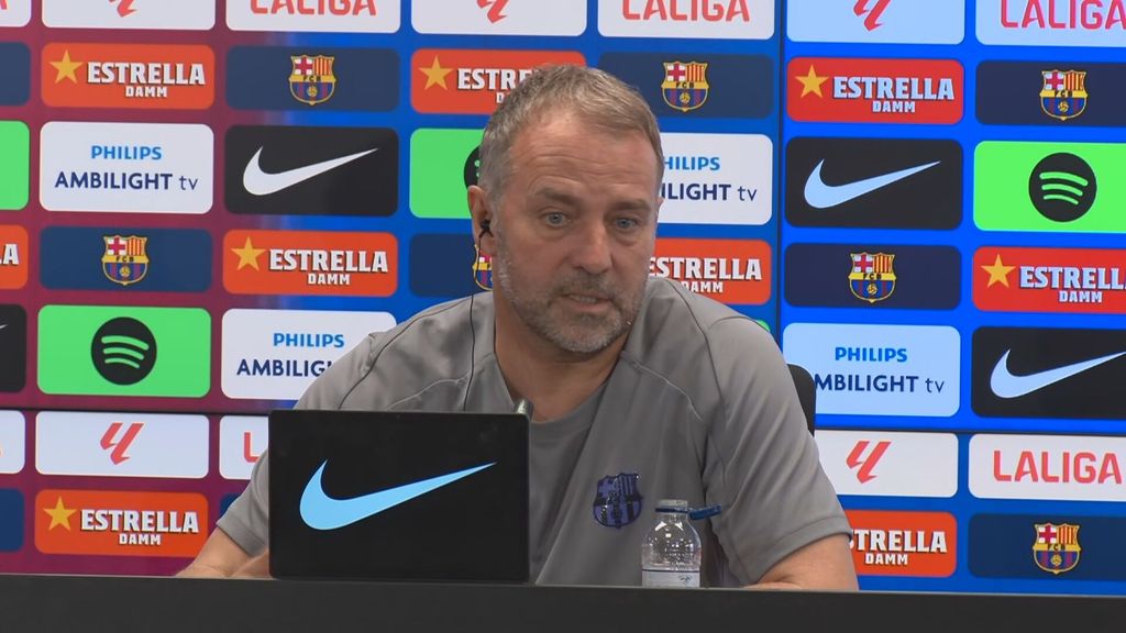 Hansi Flick y sus posibles dardos al Real Madrid: del "tienes que tener un equipo" al "entorno es fantástico"