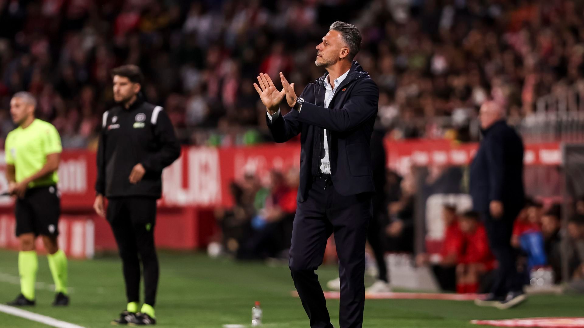 Martín Demichelis, en el partido contra el Girona
