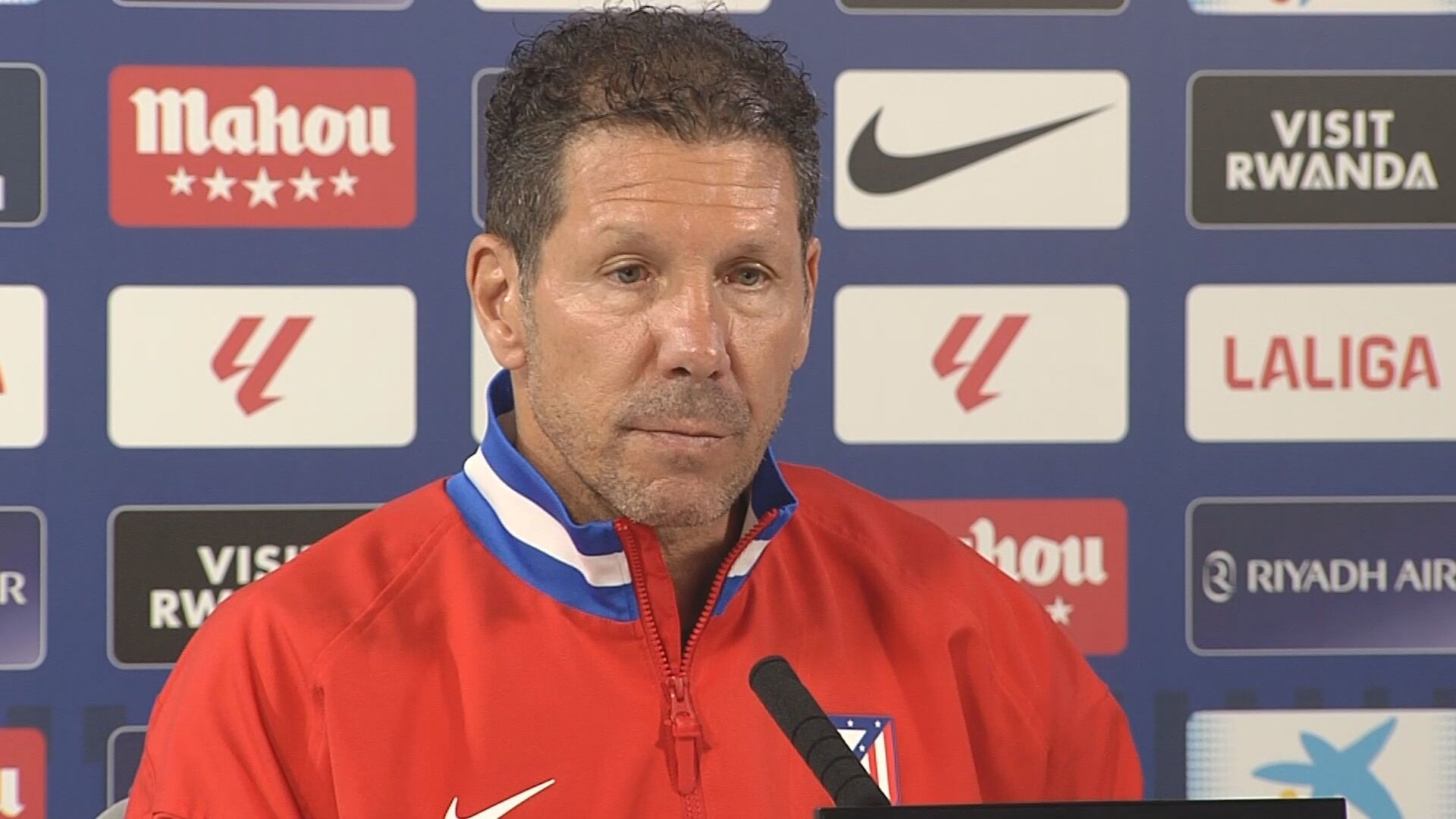 Simeone, en rueda de prensa