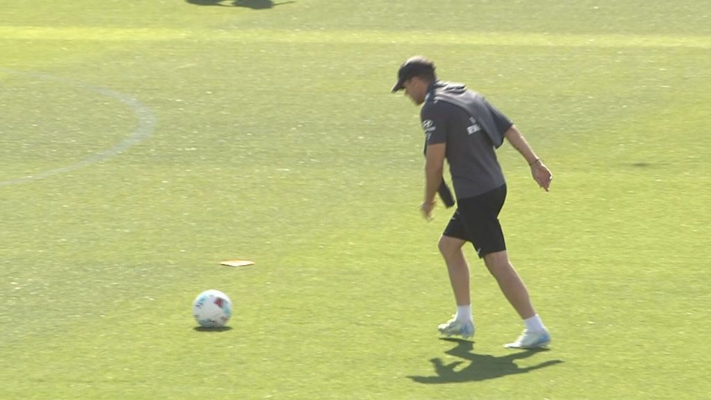 Simeone pone a prueba su puntería