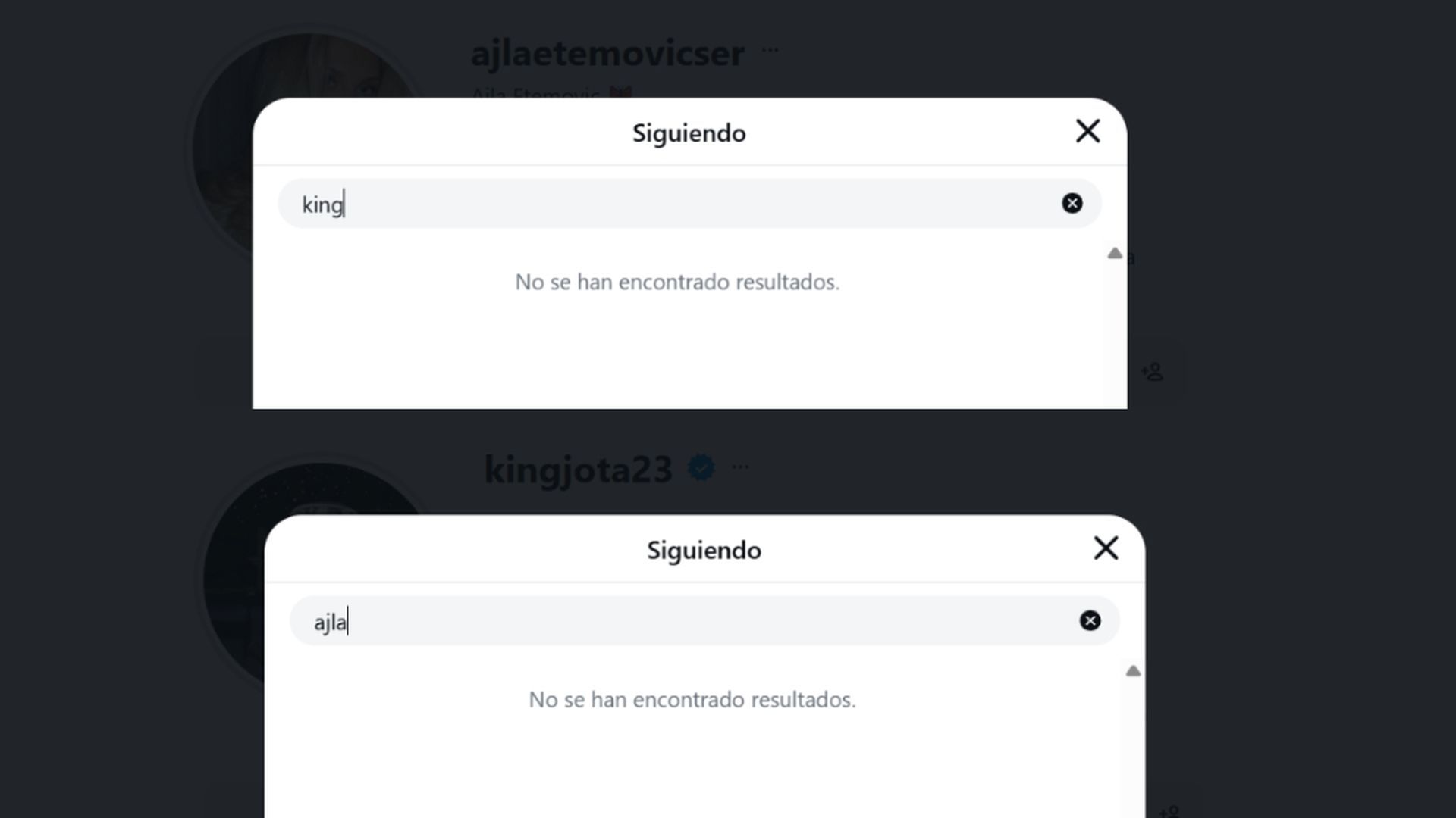 Ajla y Jota Peleteiro dejan de seguirse en redes sociales