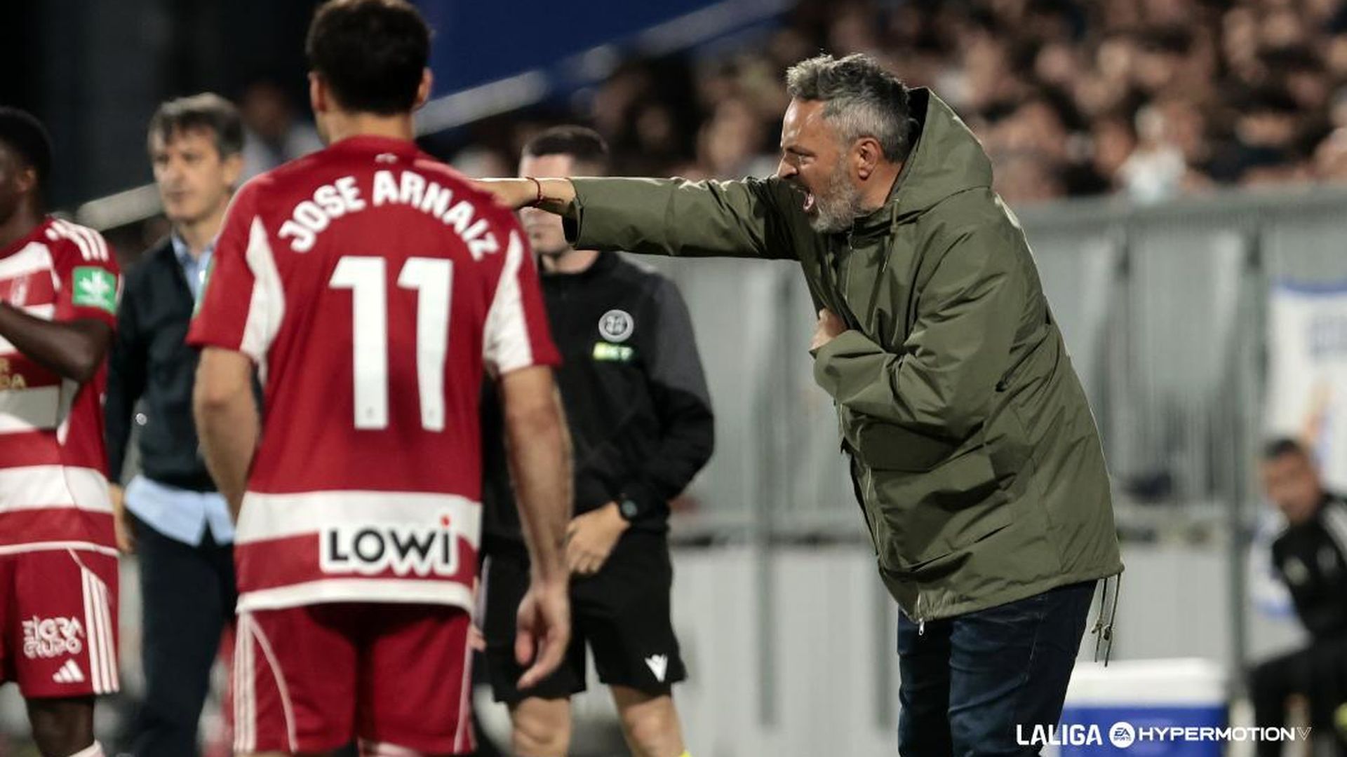 David Navarro, en el Real Zaragoza-Granada