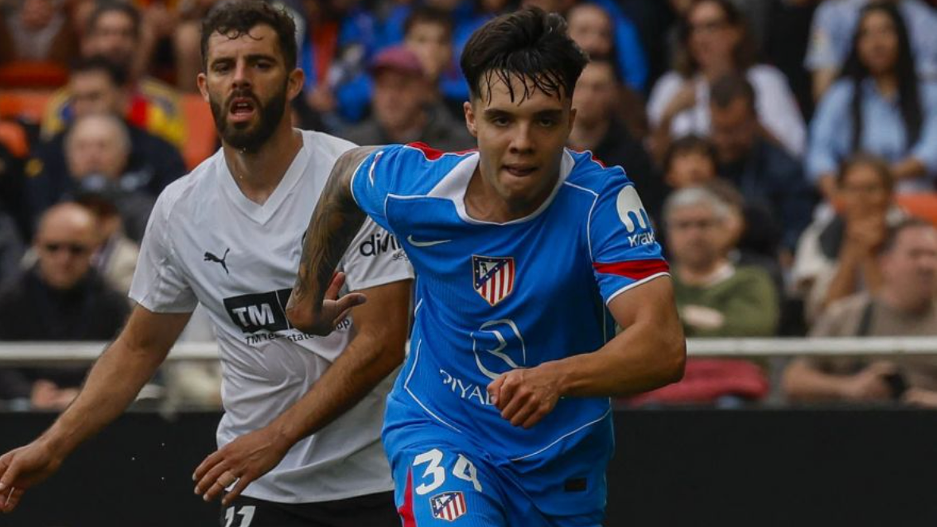 Julio Díaz y Rioja en Mestalla