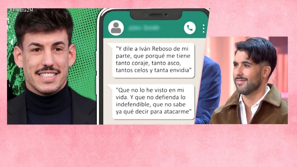 Luitingo lanza un mensaje directo a Iván Reboso, colaborador de 'Fiesta', y este responde: "No te creo. Eres un falsa apariencia "