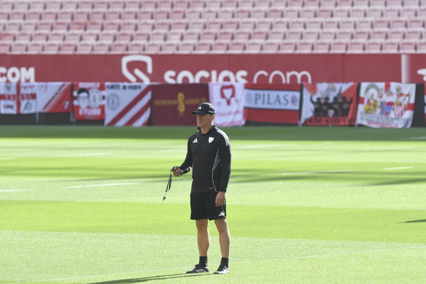 Imagen del entrenamiento de este sábado