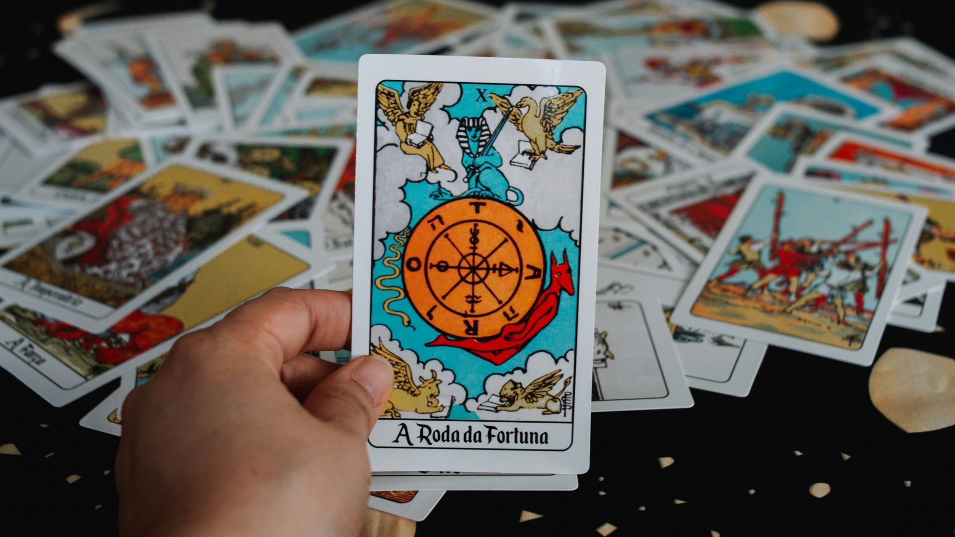 La rueda de la fortuna tarot