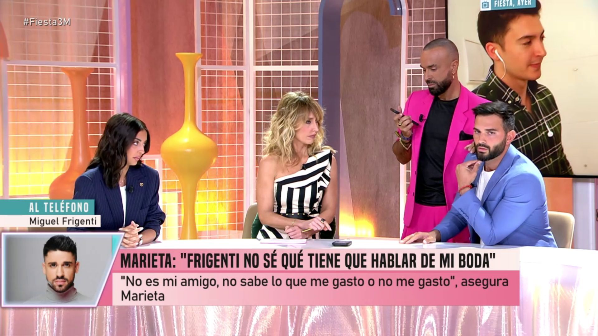 Marieta y Suso se defienden de la acusación de Frigenti