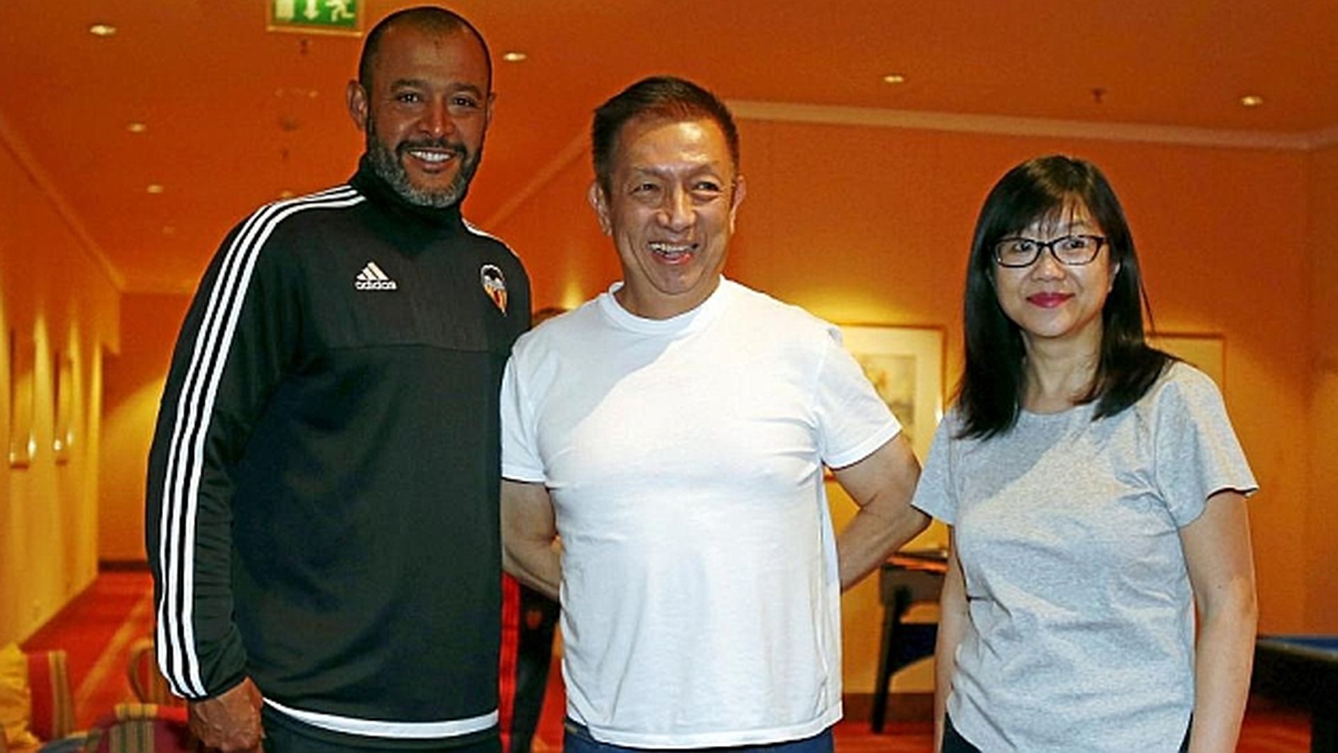 Nuno, Peter Lim y Layhoon Chan