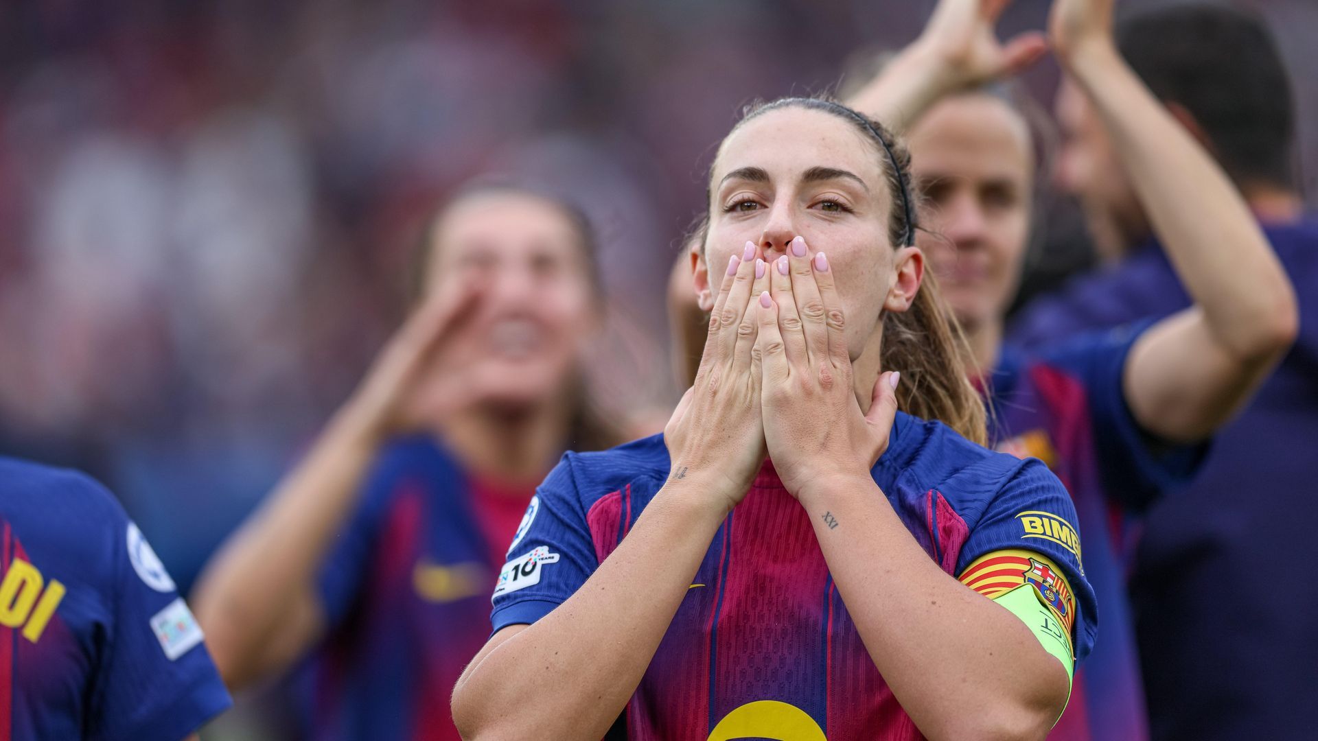 Alexia Putellas con el Barcelona