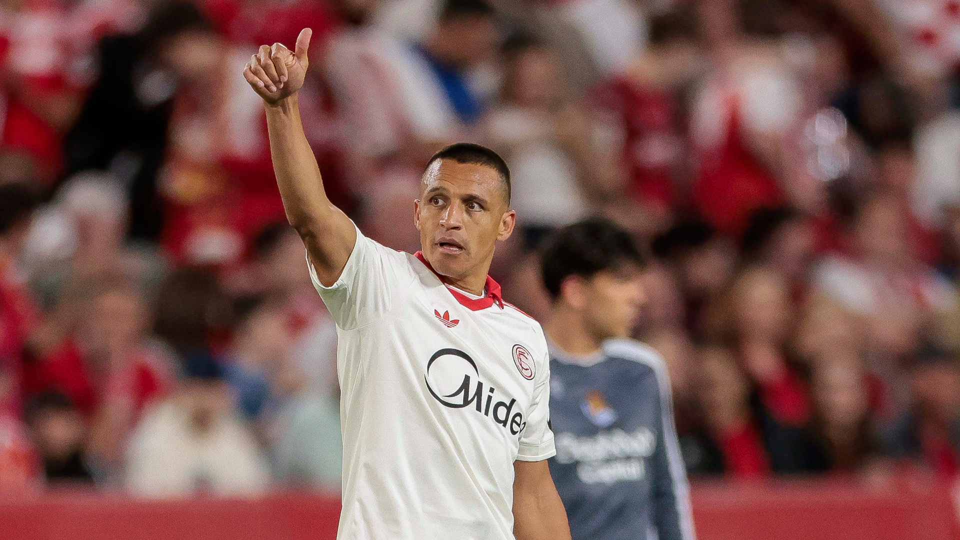 Alexis Sánchez, durante el Sevilla-Real Sociedad