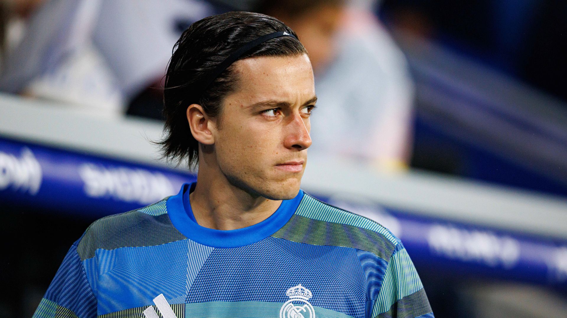 Álvaro Carreras en el partido contra el Espanyol