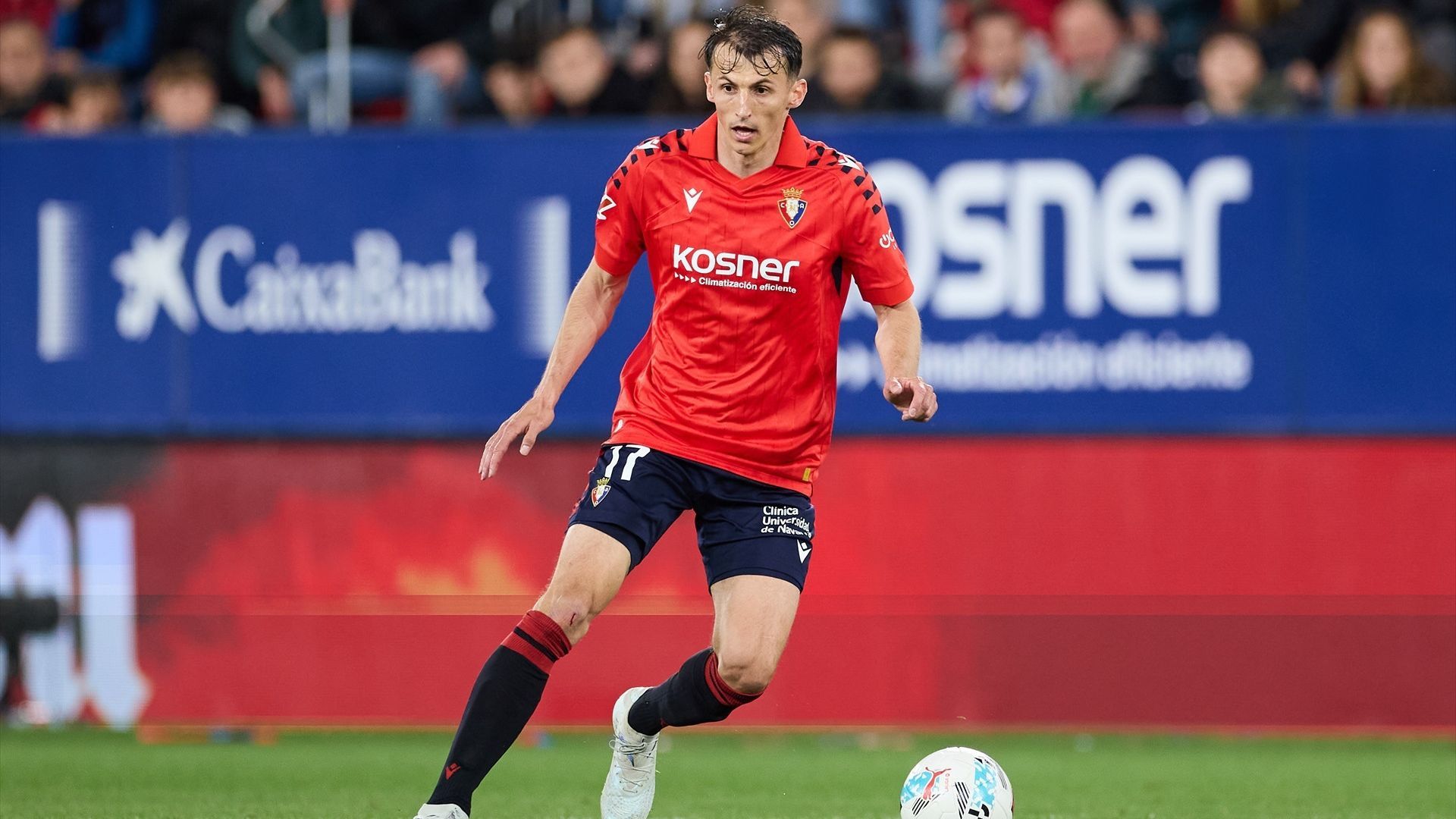 Ante Budimir durante un partido de Osasuna esta temporada