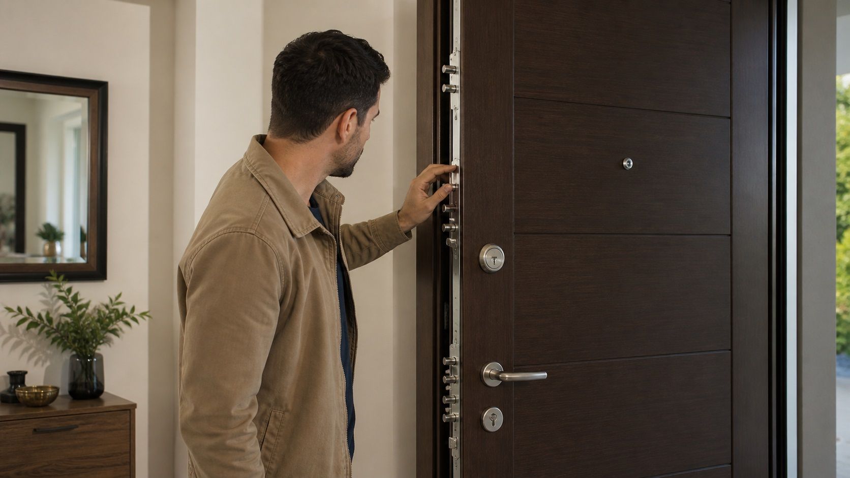 Comprobando la seguridad de una puerta