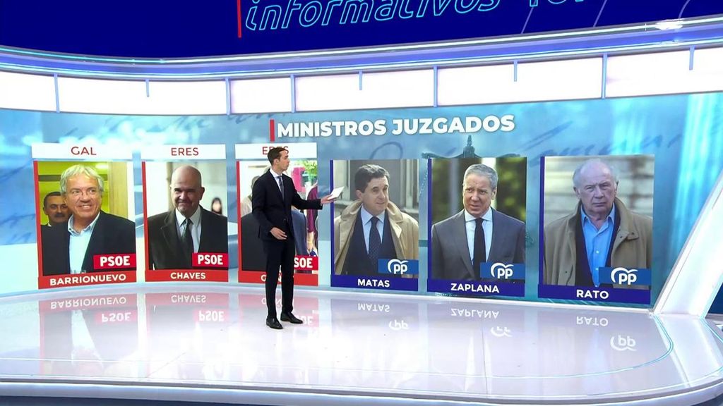 En 50 años de democracia, ocho ministros se han sentado en el banquillo
