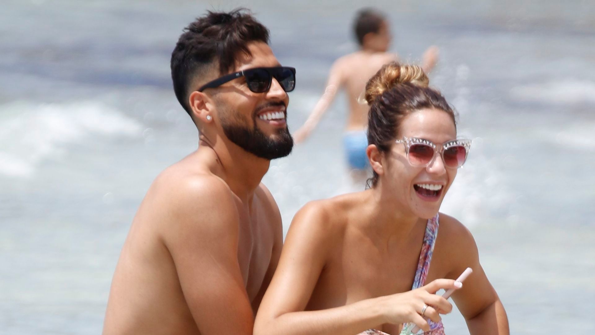 Ezequiel Garay y Tamara Gorro, en una imagen de archivo
