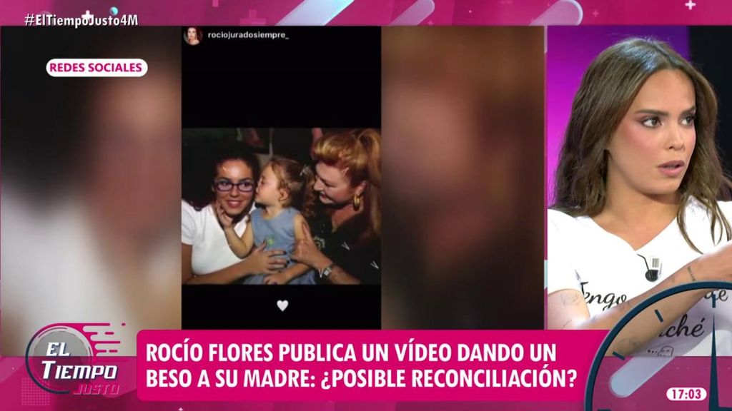 Gloria Camila opina sobre el vídeo que Rocío Flores ha compartido en redes dando un beso a su madre