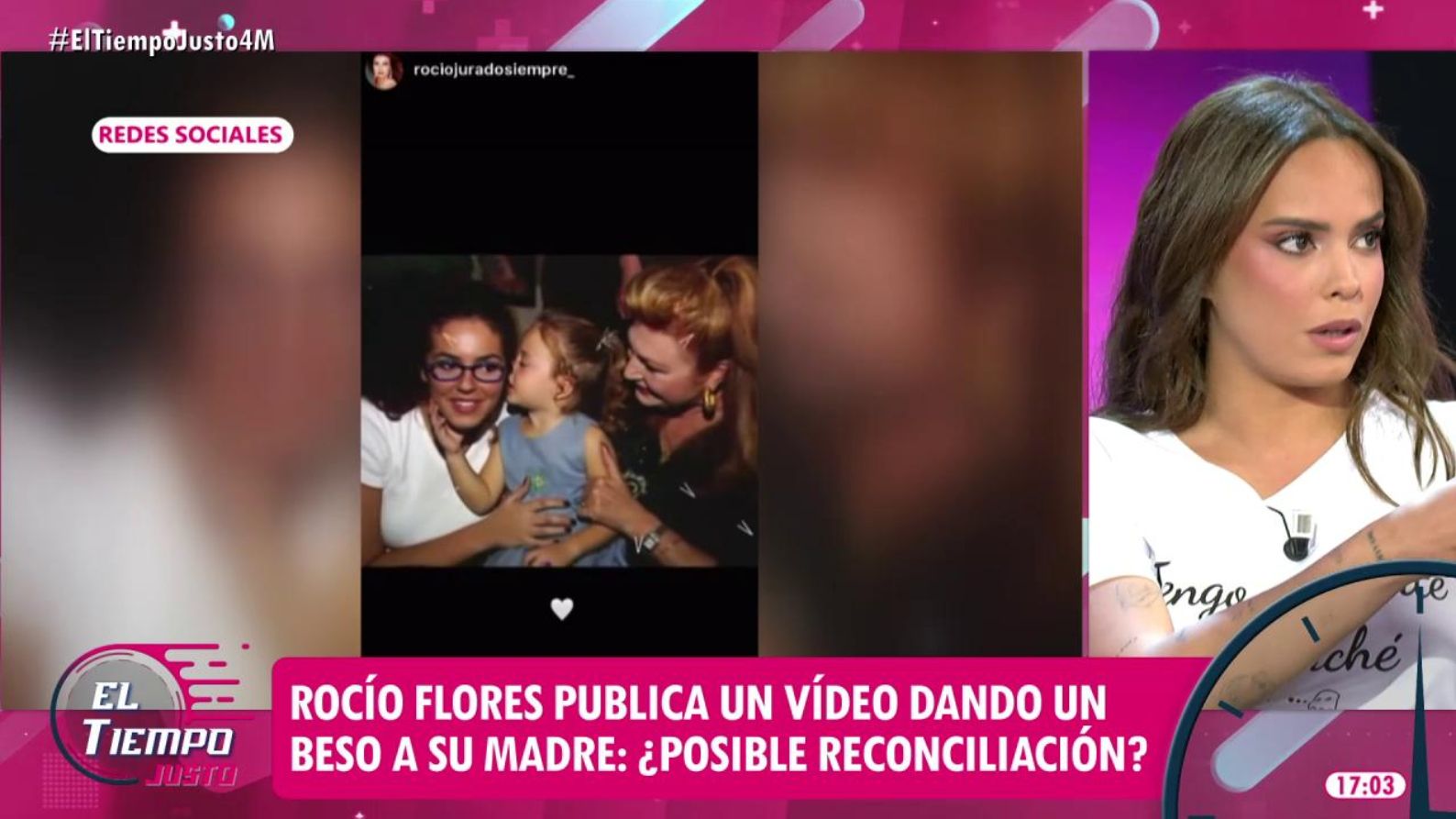 Gloria Camila opina sobre el vídeo que Rocío Flores ha compartido en redes dando un beso a su madre: 
