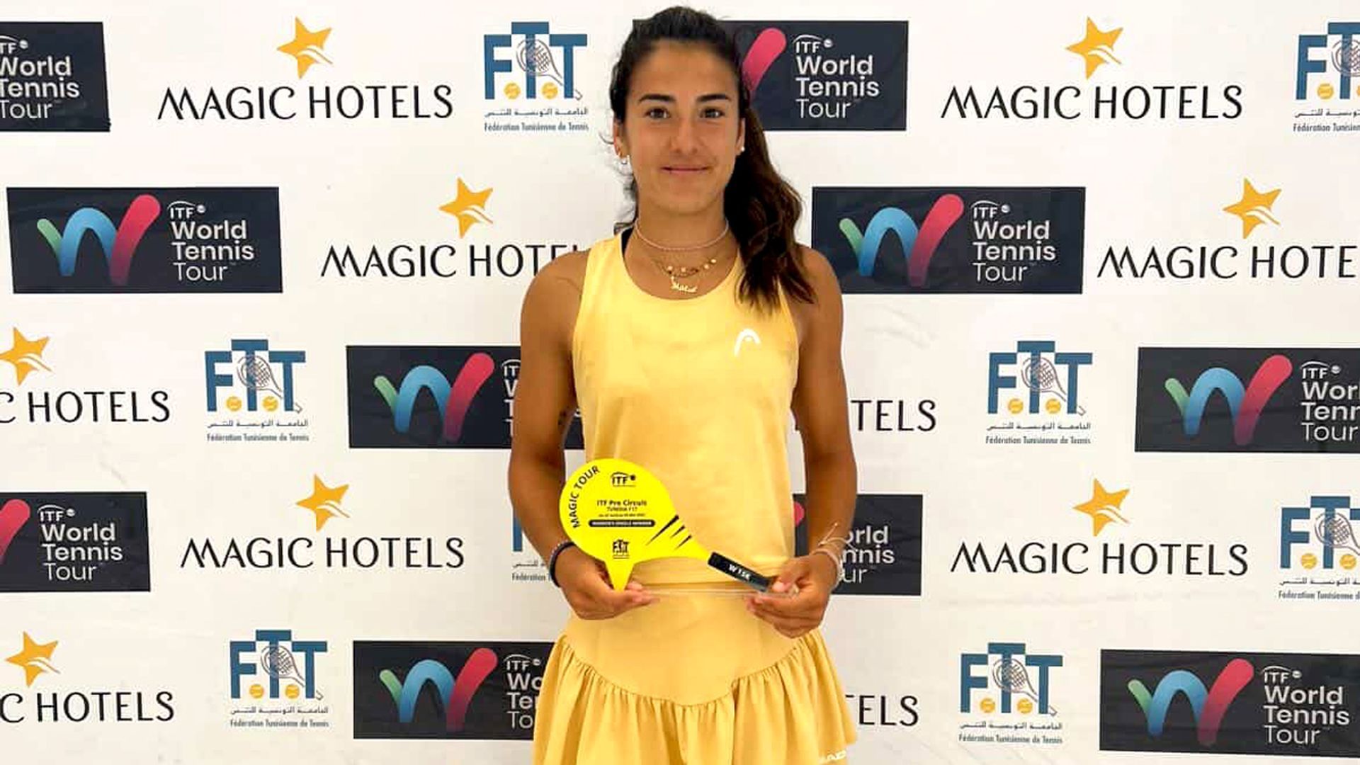 María Oliver, ganadora del torneo ITF W15 Monastir