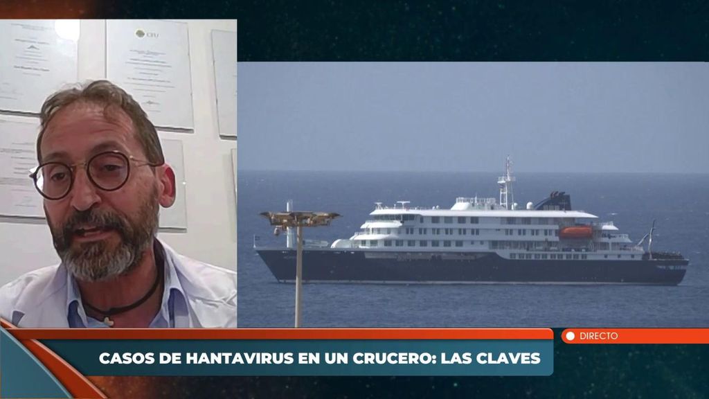 Cómo se podría eliminar el hantavirus del barco infectado, según un experto: "Los sistemas de ventilación no están limpios sabiendo que hay casos"