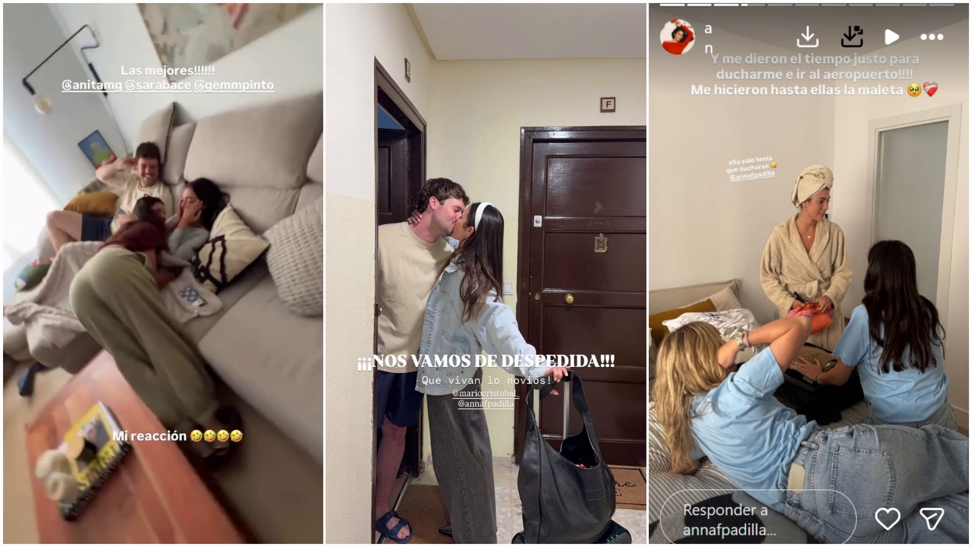Así han sorprendido a Anna Ferrer sus amigas en su tercera despedida de soltera