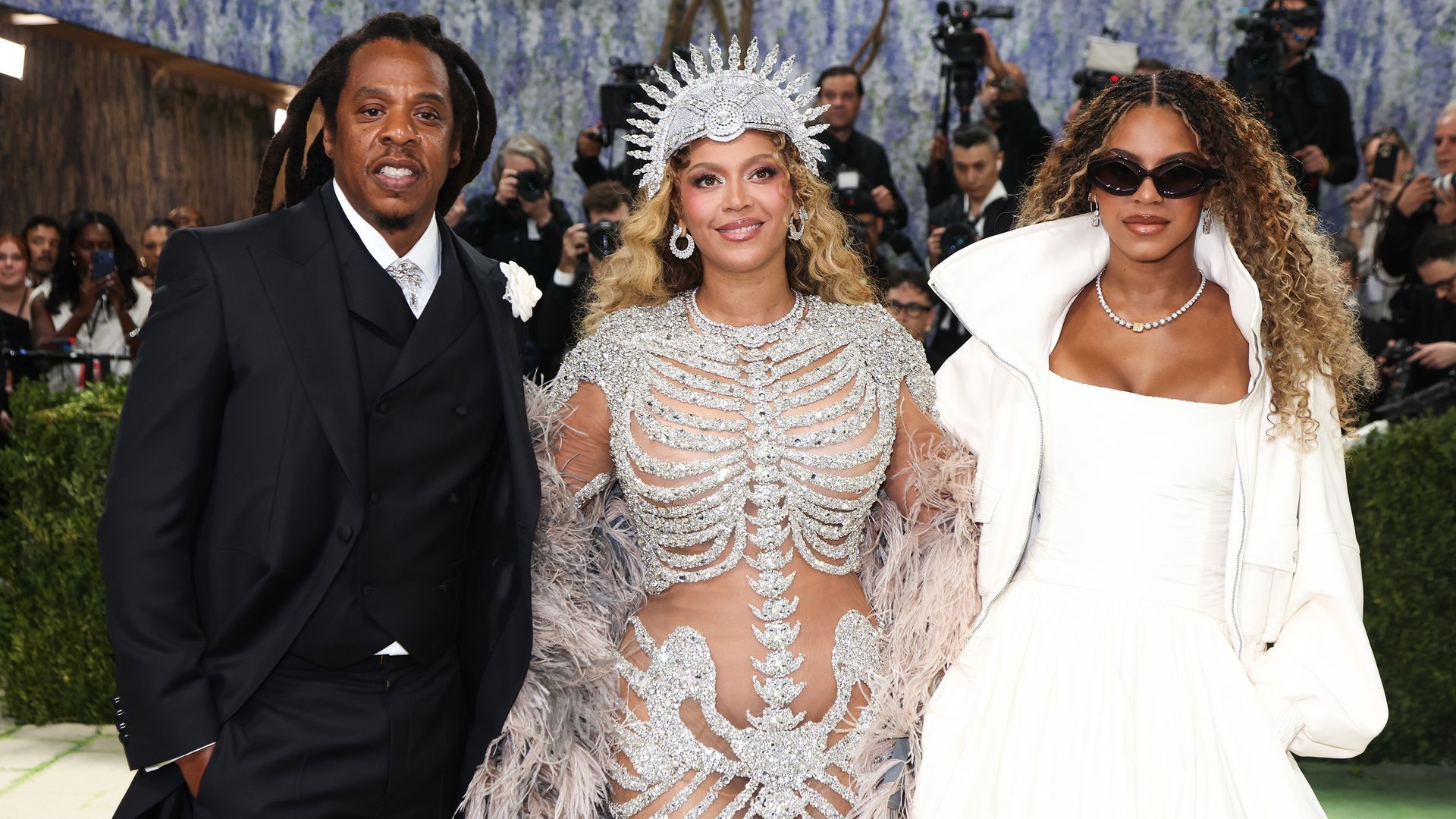 Beyoncé, junto a Jay-Z y su hija, Blue Ivy, en la Met Gala 2026