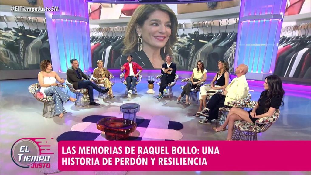 Los colaboradores de 'El tiempo justo' comentan la sinopsis del libro de Raquel Bollo