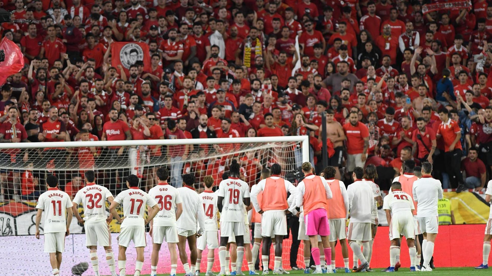 El Sevilla, tras ganar a la Real Sociedad