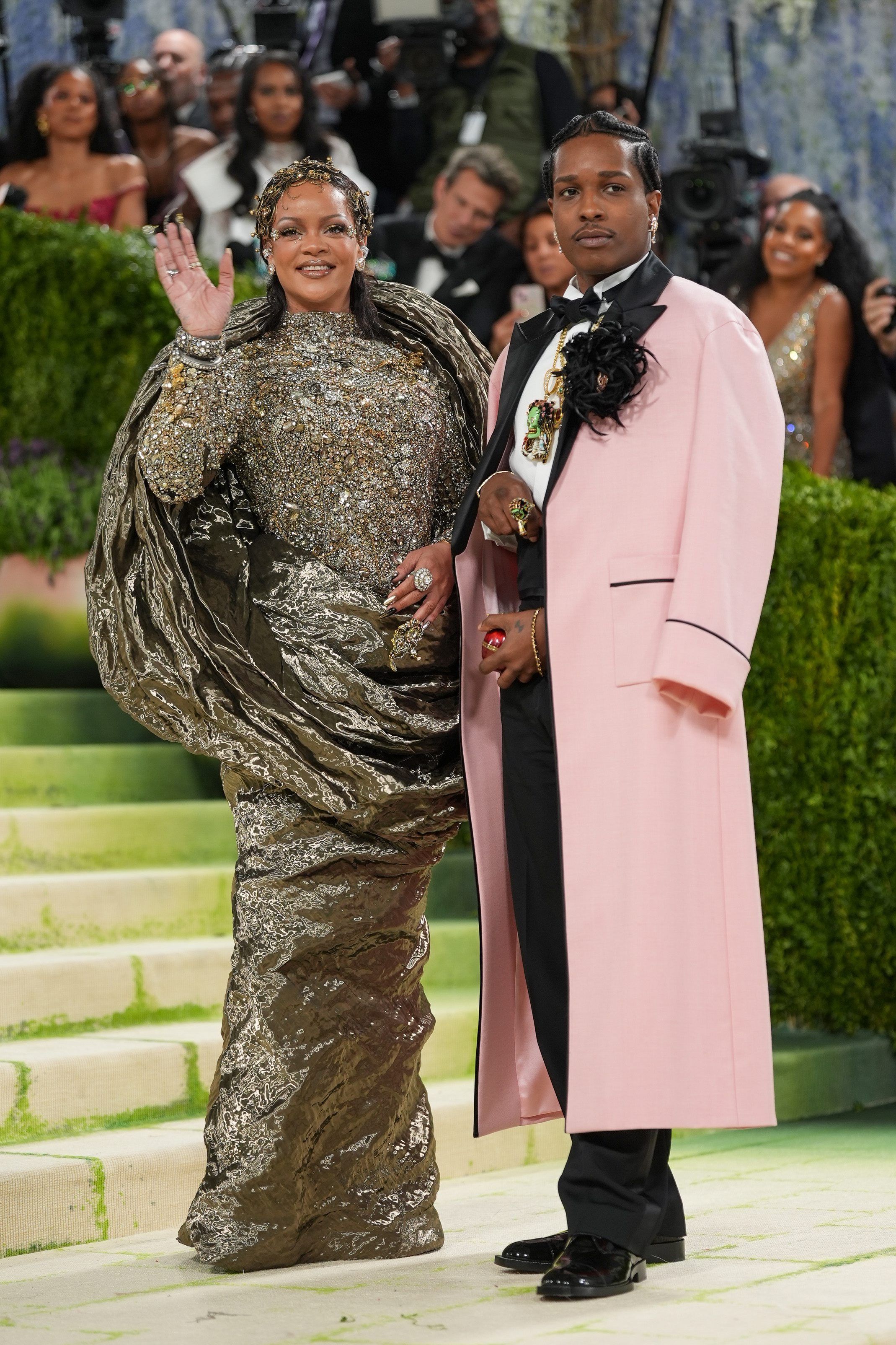Rihanna y Asap Rocky, en la Met Gala 2026