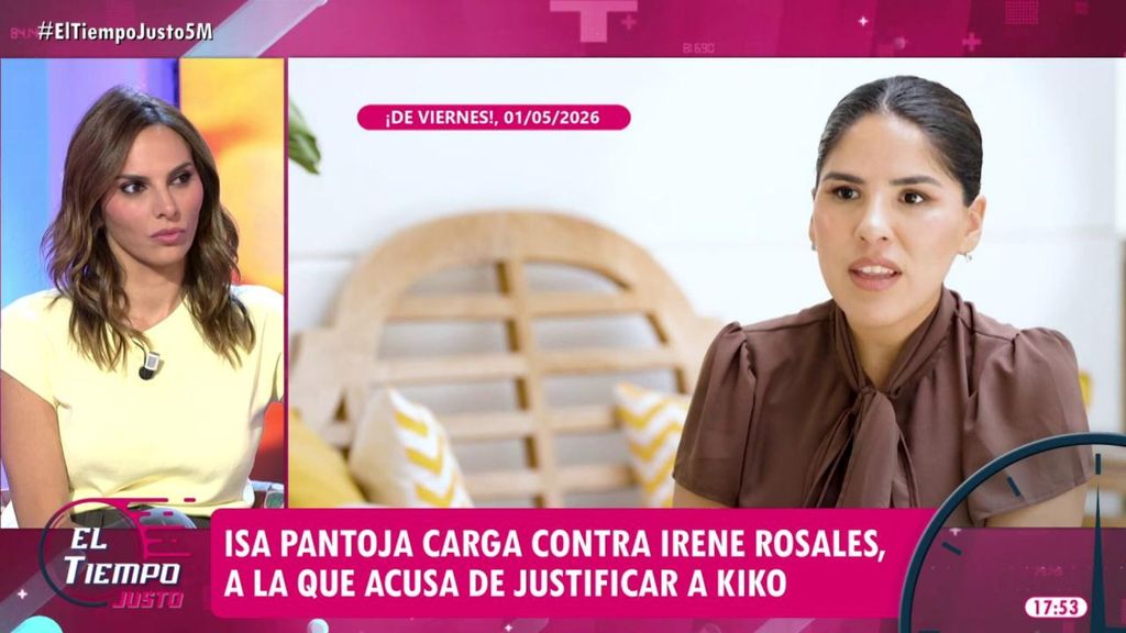 Irene Rosales, tras la entrevista de Isa Pantoja en '¡De viernes!': "Se ha dado cuenta de cómo es su familia"