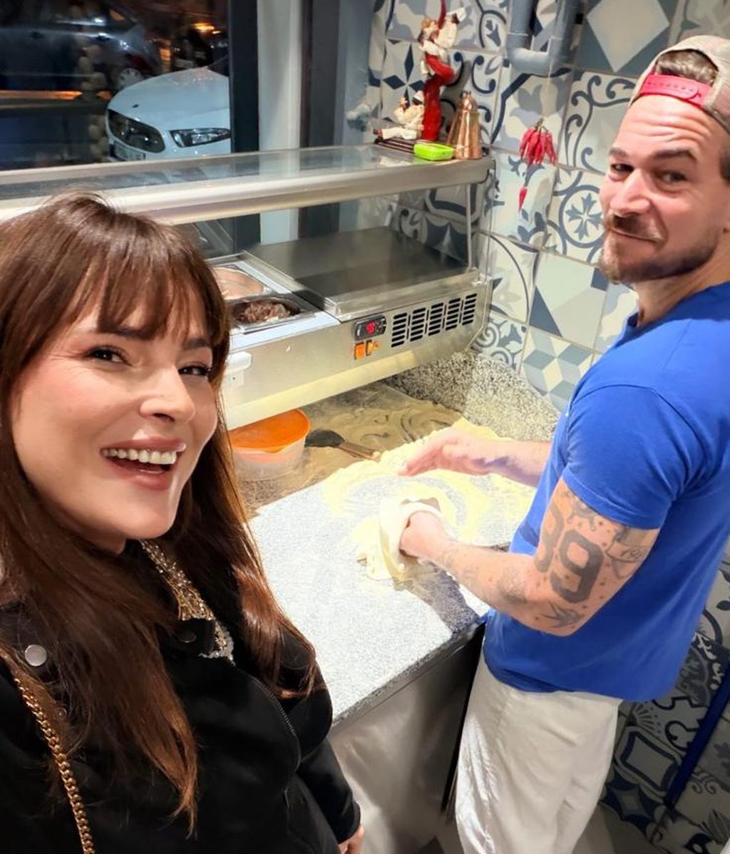 La foto de Tony Spina desde su puesto de trabajo