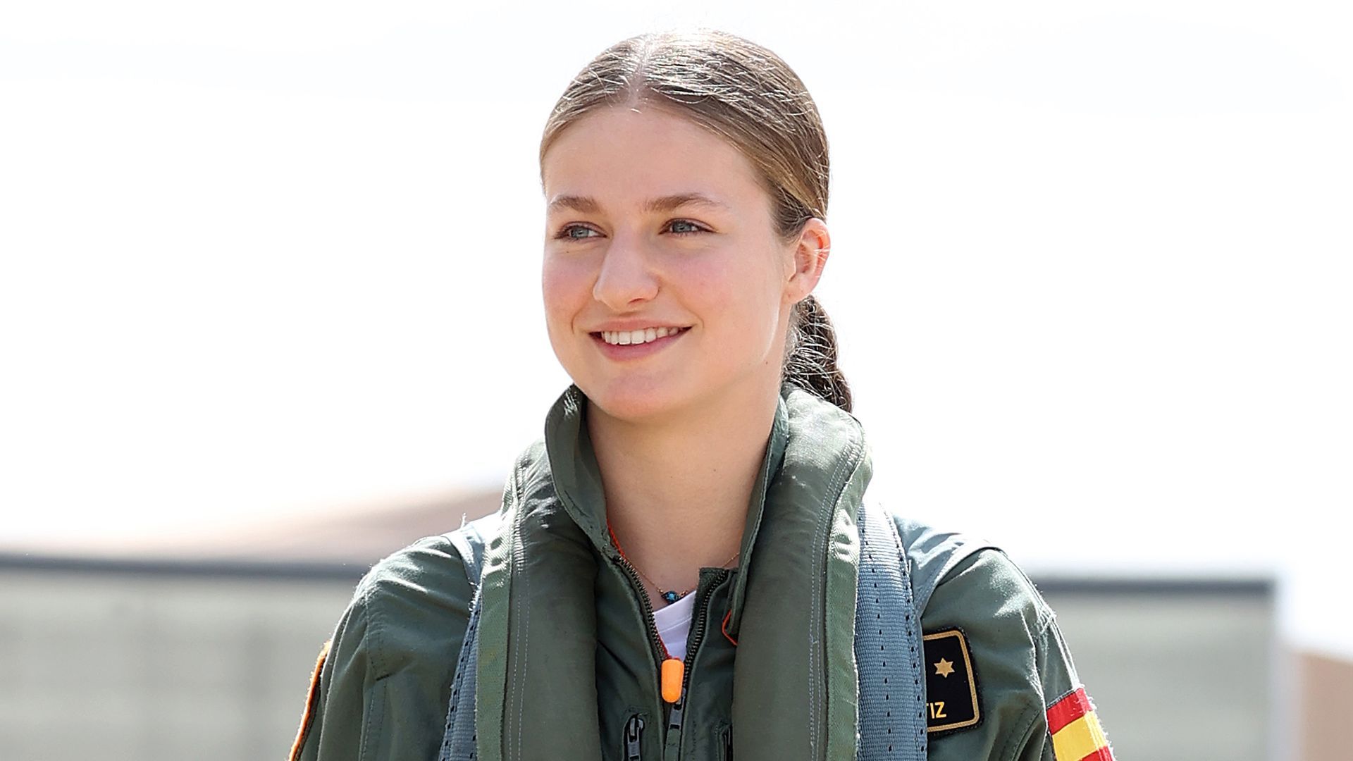La princesa Leonor, en la Base Aérea de Talavera la Real (Badajoz)
