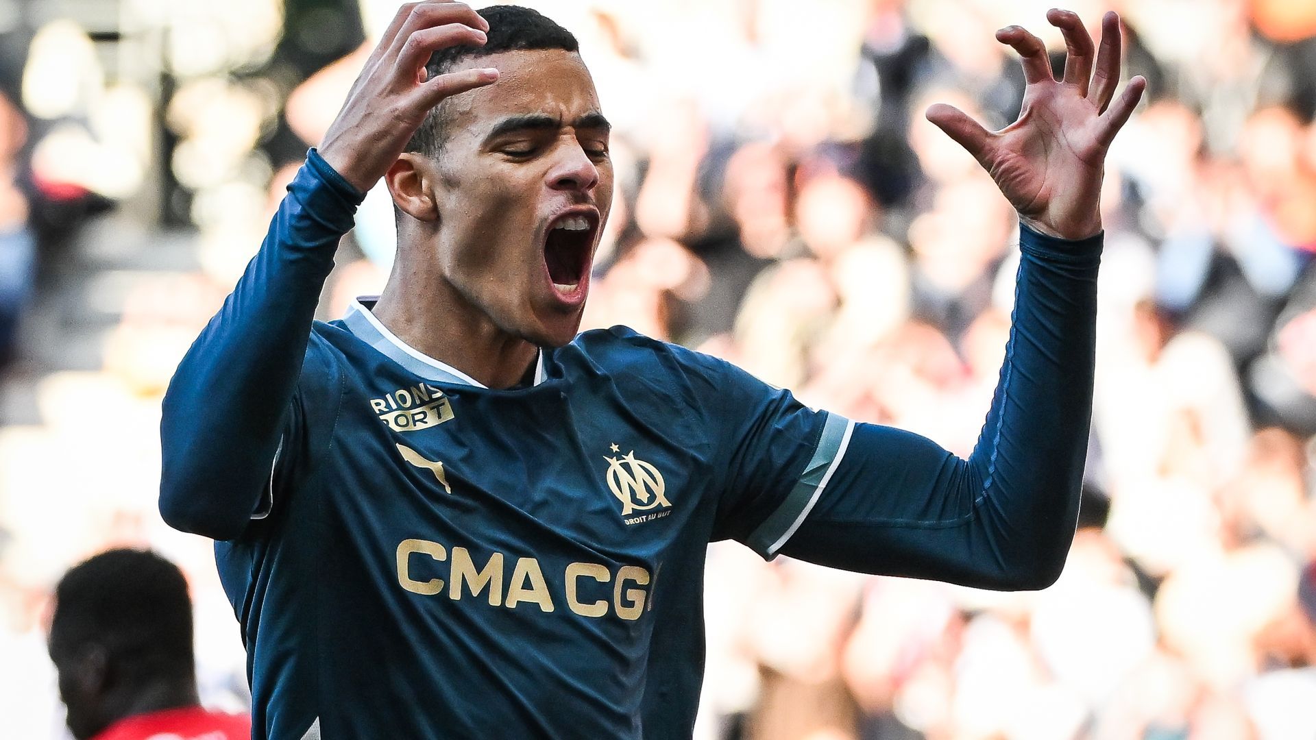 Mason Greenwood con el Marsella