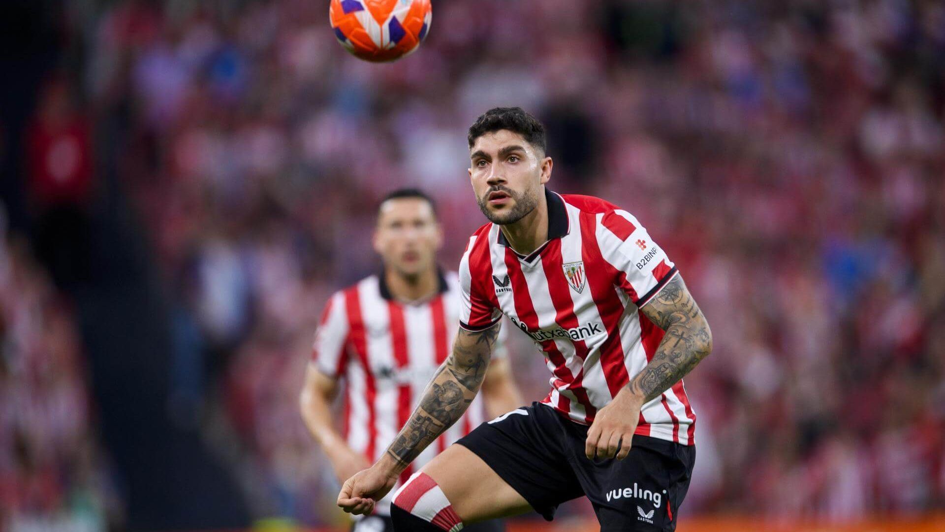 Unai Núñez con el Athletic