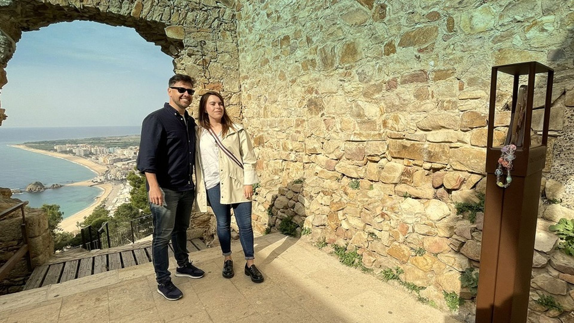 Punto de selfie en el Castell de Sant Joan