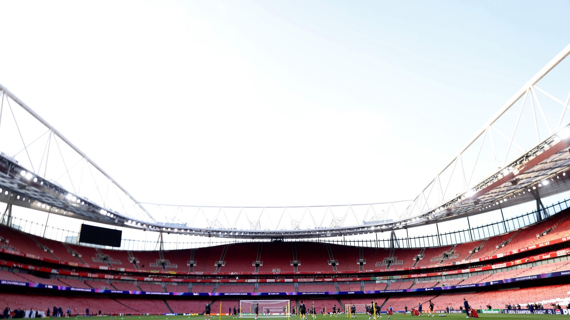 Wembley en el entrenamiento del Atlético