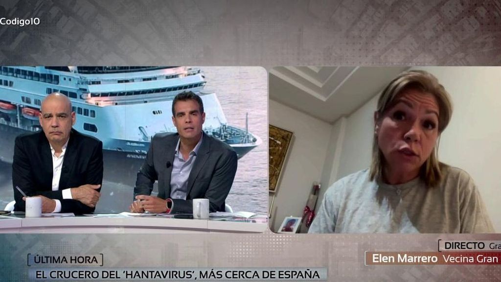 Una vecina de Gran Canaria, indignada por la decisión del Gobierno de recibir en las islas el barco infectado con hantavirus: "No estoy tranquila"