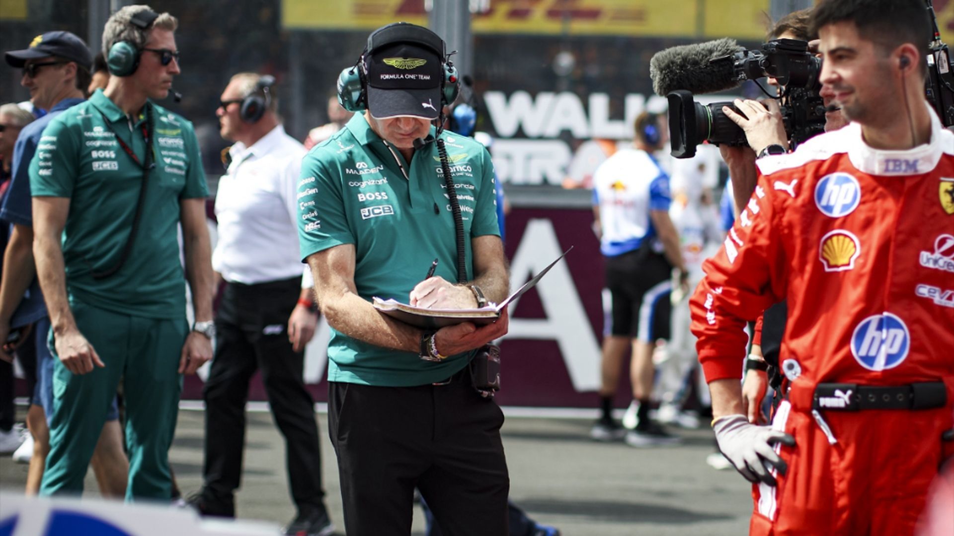 Adrian Newey, en el GP de Australia
