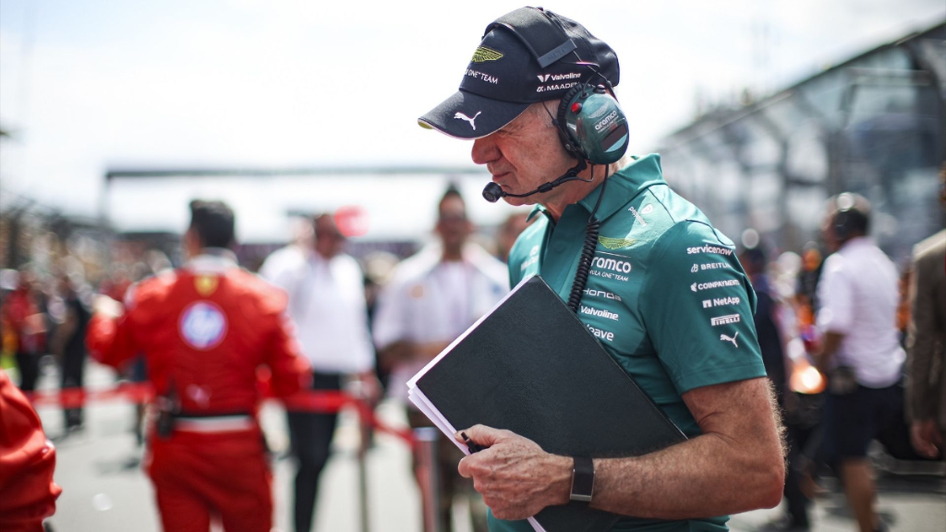 Adrian Newey, en el GP de Australia