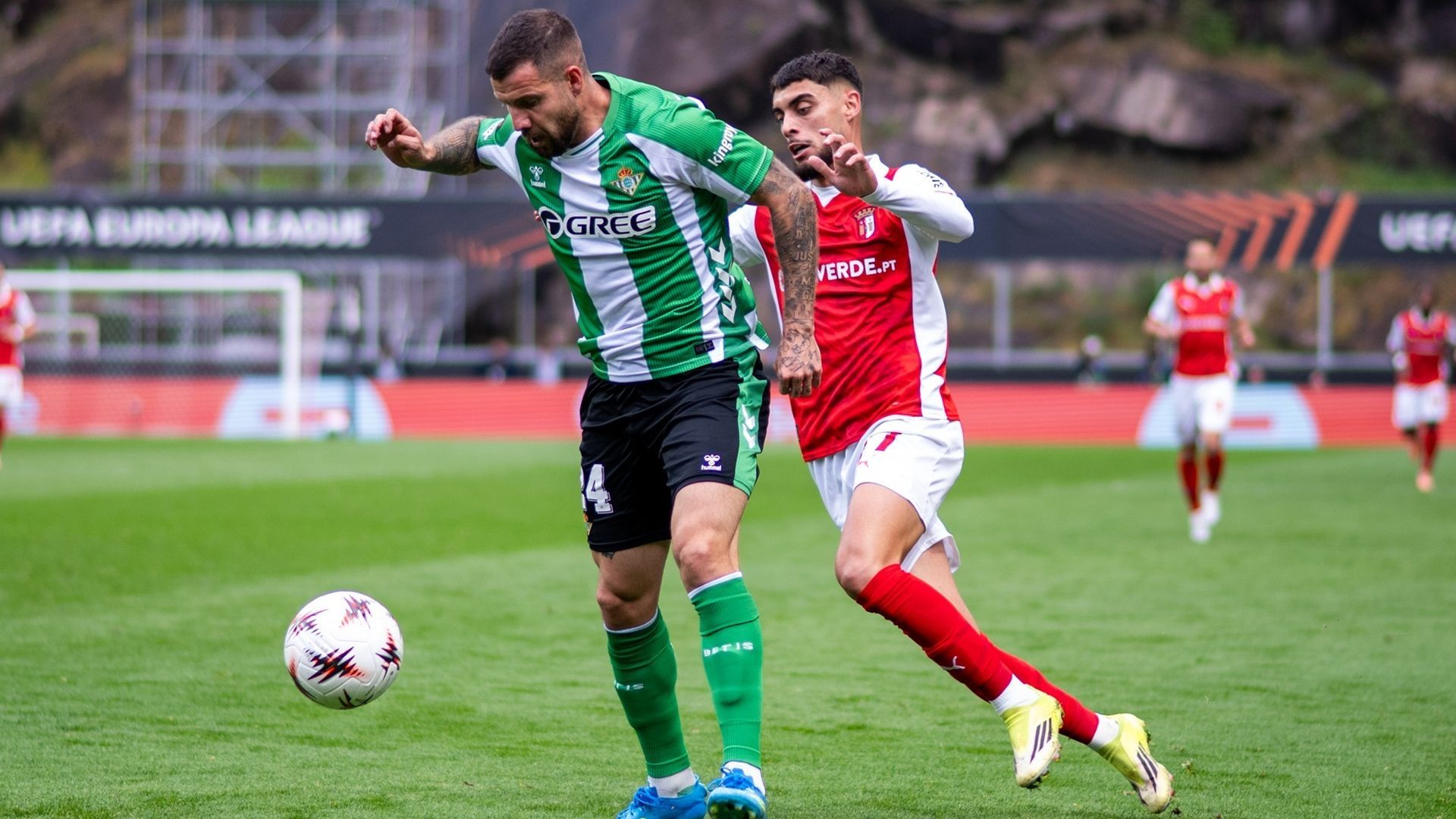 Aitor Ruibal, ante el Braga