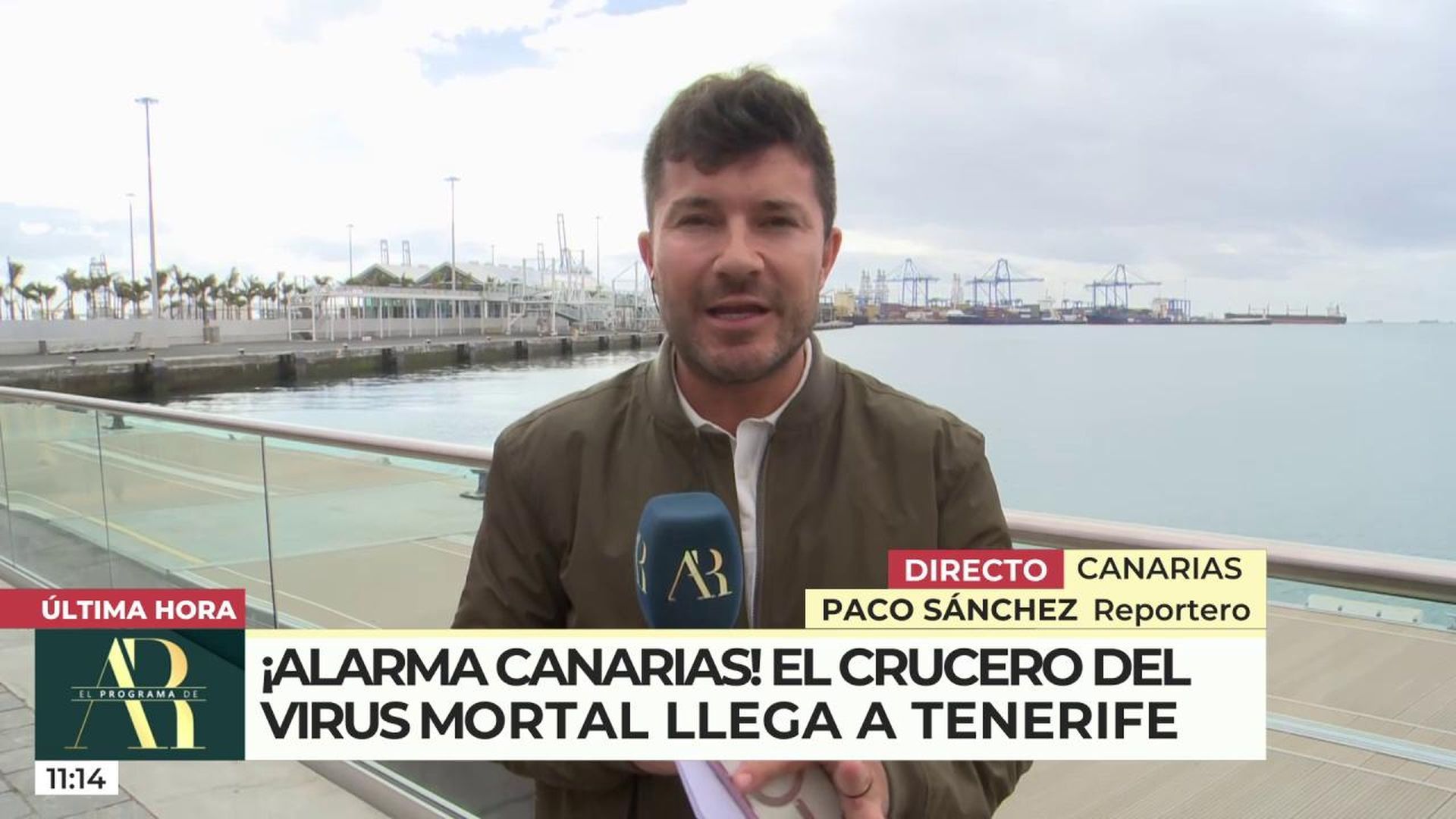 El crucero portador del hantavirus llegaría a Canarias en tres días