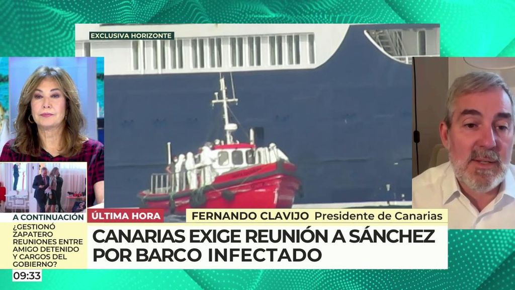 Clavijo se pone en contacto con Pedro Sánchez ante la ausencia de respuestas de la ministra de Sanidad: "Tiene dos mensajes míos sin responder"