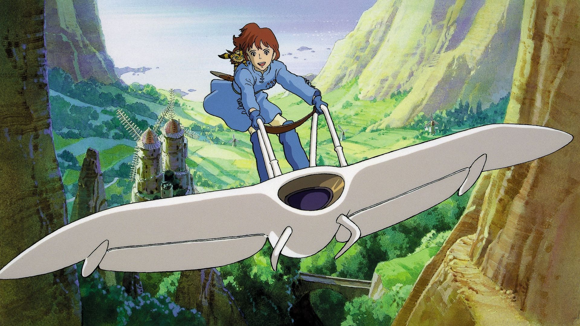 Fotograma de 'Nausicaä del Valle del Viento', de Studio Ghibli