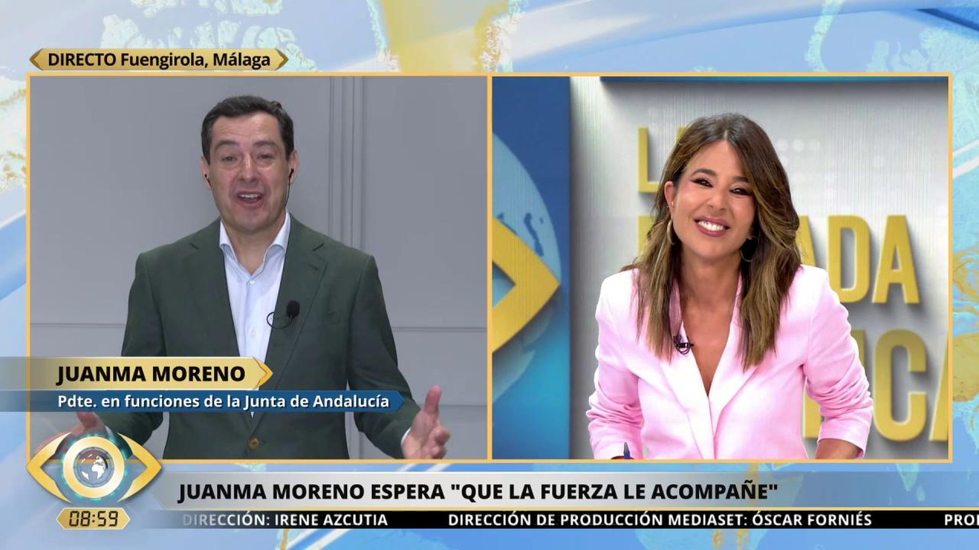 Juanma Moreno, presidente en funciones de Andalucía y candidato del PP