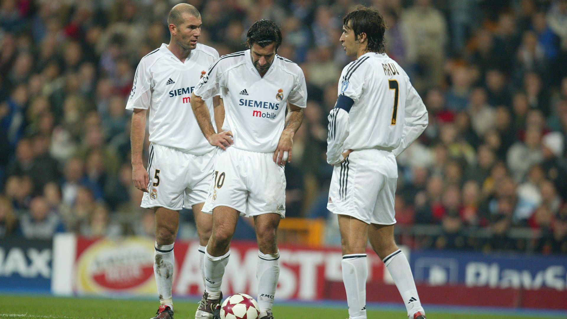 Luis Figo en el Real Madrid de los galácticos