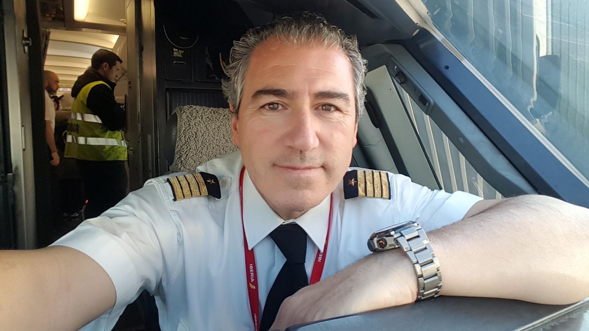 Ramon Vallès es piloto de Iberia desde 1998