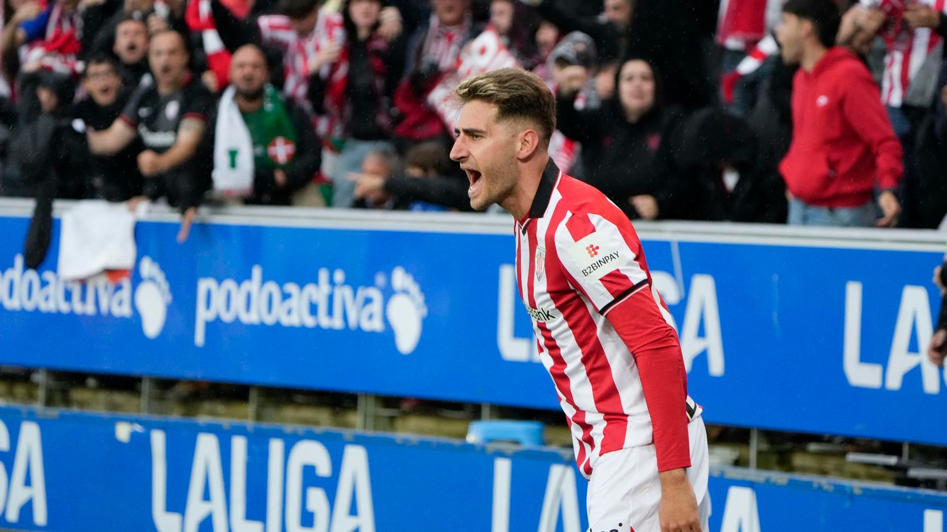 Robert Navarro fue clave ante el Alavés en Mendizorrotza