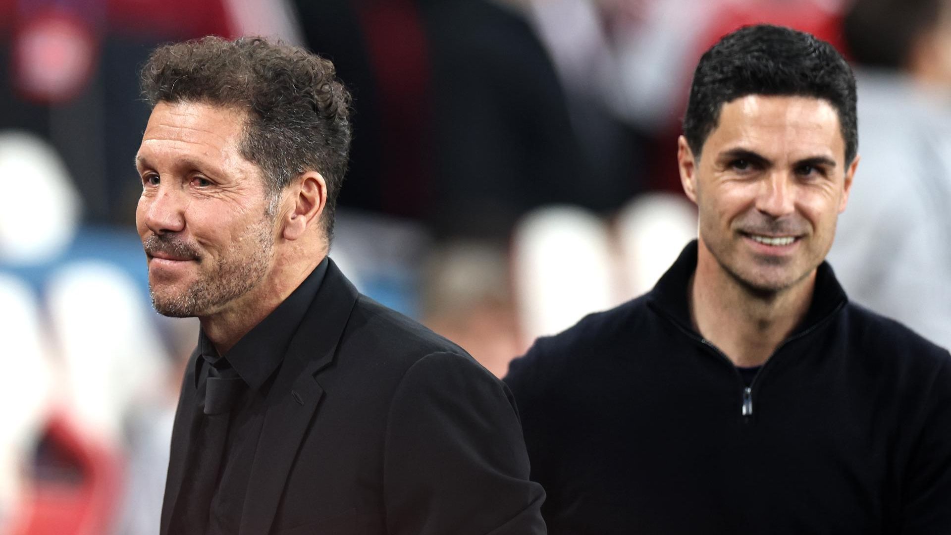 Simeone y Arteta en Champions League