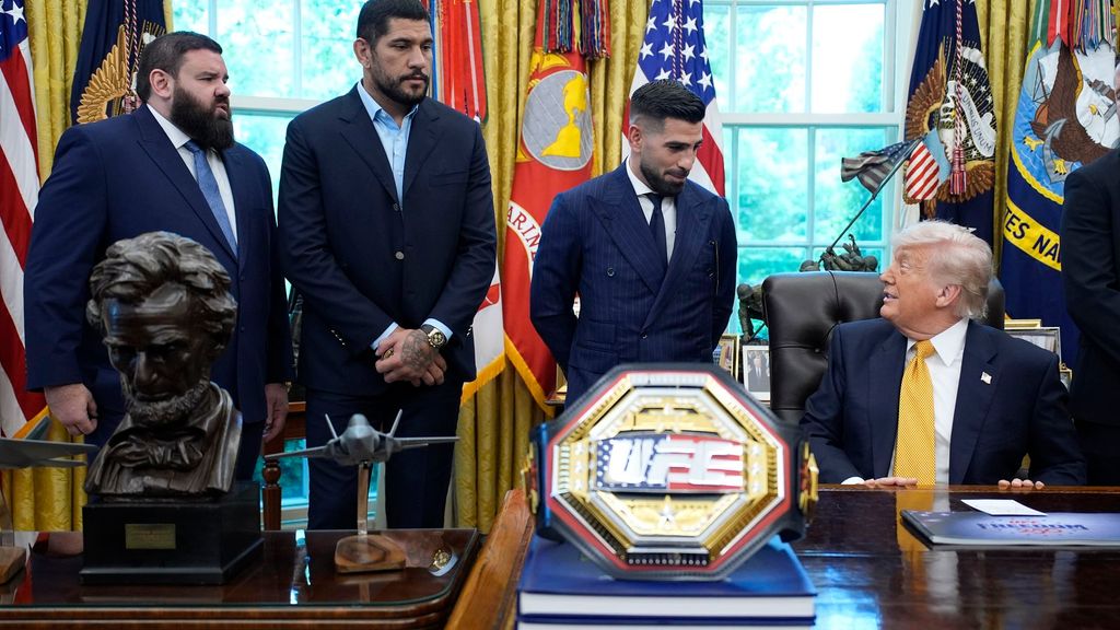 Ilia Topuria, "agradecido" tras conocer a Donald Trump en la Casa Blanca: "No pensé que fueses tan amable"
