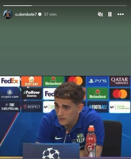 Captura de pantalla de Ousmane Dembélé