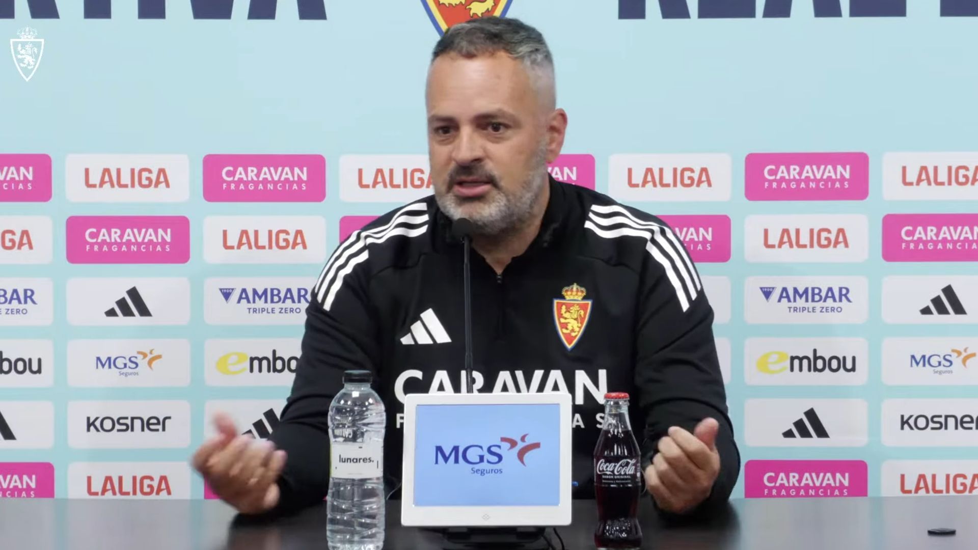 David Navarro, entrenador del Real Zaragoza